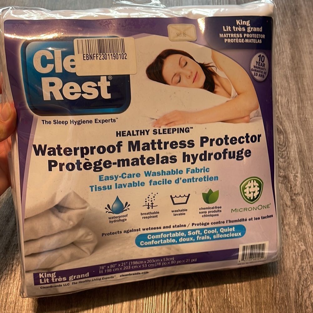 Cleanrest

Waterproof Mattress Protector. KING - Picture 2 of 3